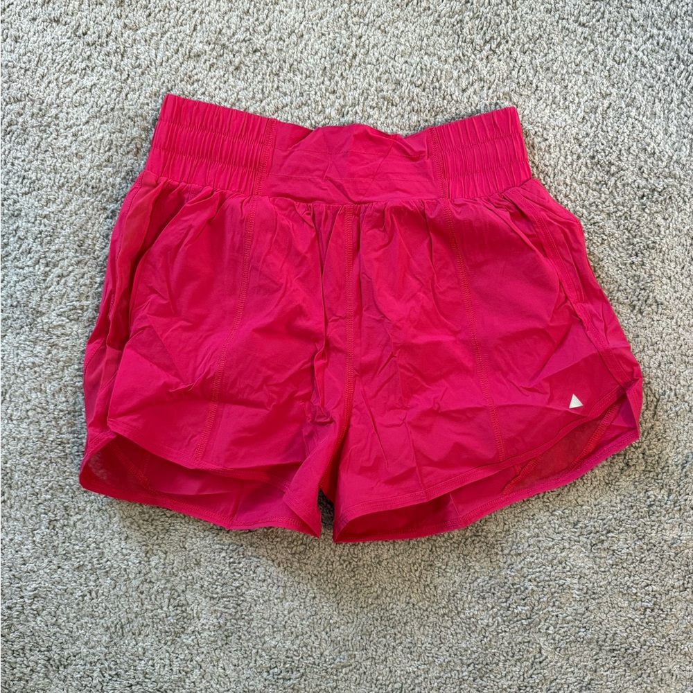 Balance Athletica Hot Pink High-Waist Athletic Shorts